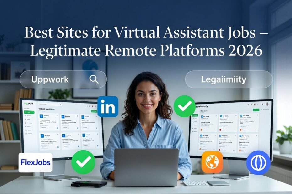 Best Sites for Virtual Assistant Jobs – Legitimate Remote Work From Home Platforms