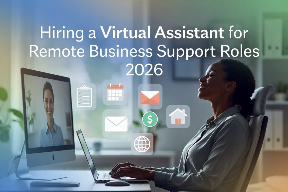 Hiring a Virtual Assistant for Remote Work From Home Business Support Roles