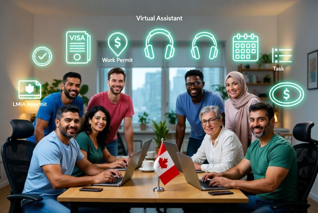 Virtual Assistant Jobs Canada: Visa Sponsored High-Paying Remote Roles for Newcomers & Immigrants
