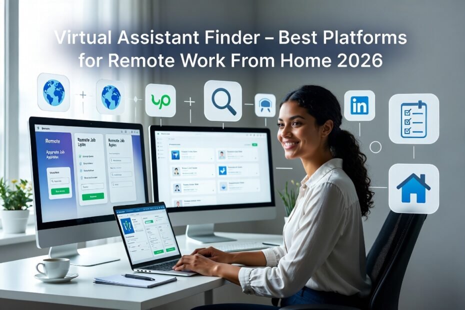 Virtual Assistant Finder – Best Platforms for Remote Work From Home Job Listings